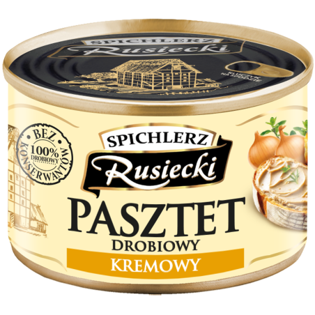 Spichlerz Rusiecki Pasztet drobiowy kremowy 160g